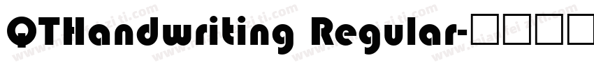 QTHandwriting Regular字体转换